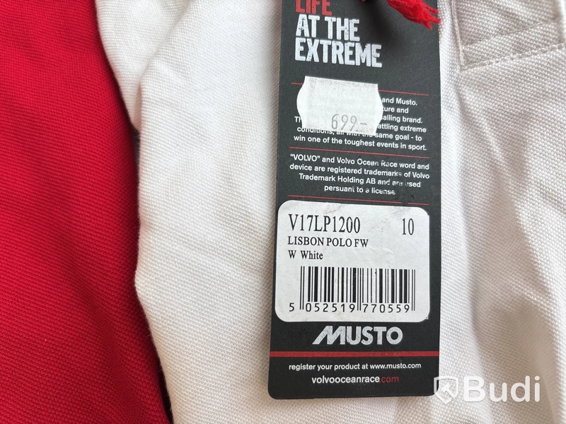 2 st. Piké t-shirts Musto, olika modeller, stl. 38